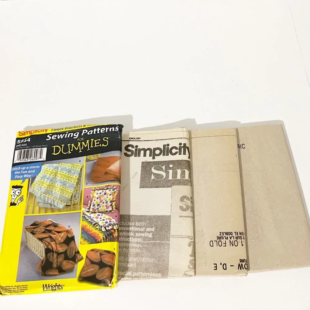 Simplicity Sewing Pattern for Dummies 5854